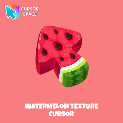 Watermelon Texture cursor arrow cursor